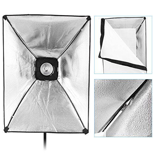 CRAPHY 440W Professional Studio Flash Photography Kit, Strobe Flash and Softbox Lighting Kit with...