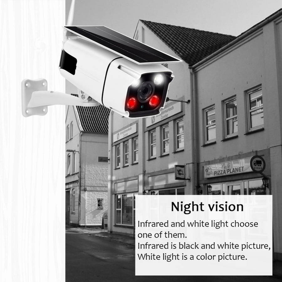 2MP 1080P Solar IP Camera Outdoor Waterproof Wireless Wifi Security Camera Solar Powered