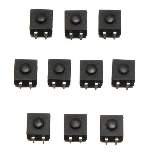 10Pcs DIP PCB Mini Latching Tactile Tact Push Button Switch 12x12x9mm