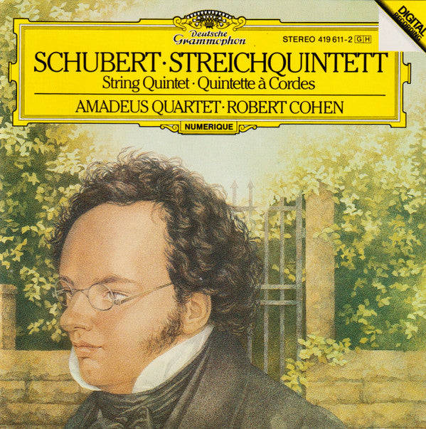 Schubert - Amadeus Quartet, Robert Cohen - Streichquintett = String Quintet = Quintette a Cordes