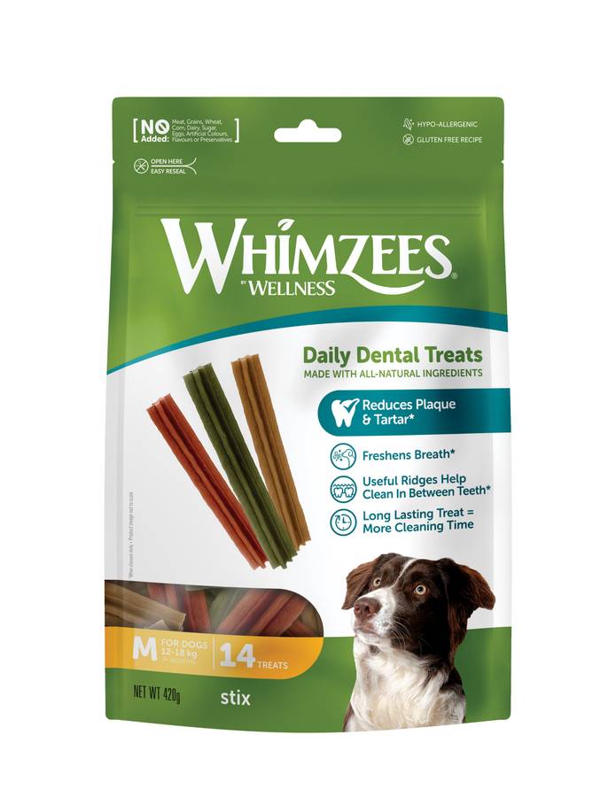 Whimzees Medium Stix Single