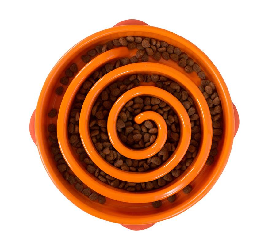 Outward Hound Fun Feeder Orange