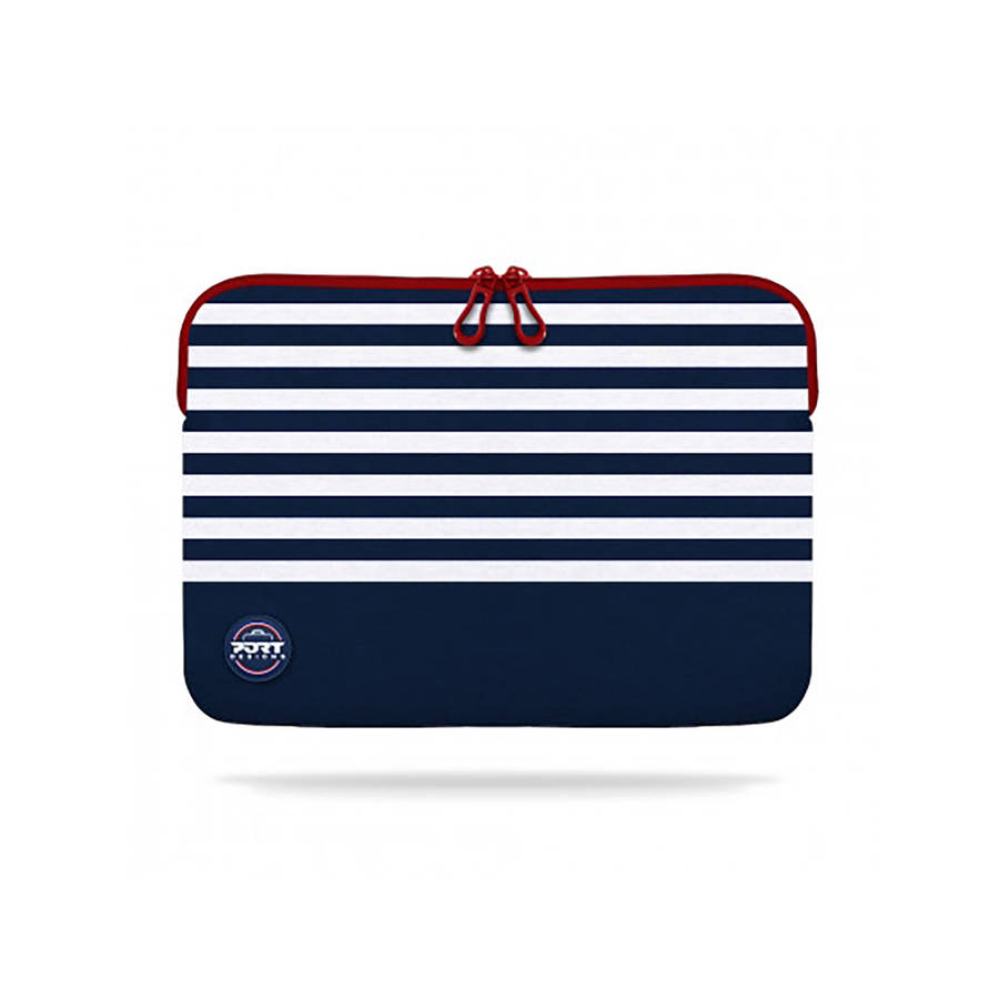 Port LA Mariniere Memory Foam 15.6" Navy Sleeve