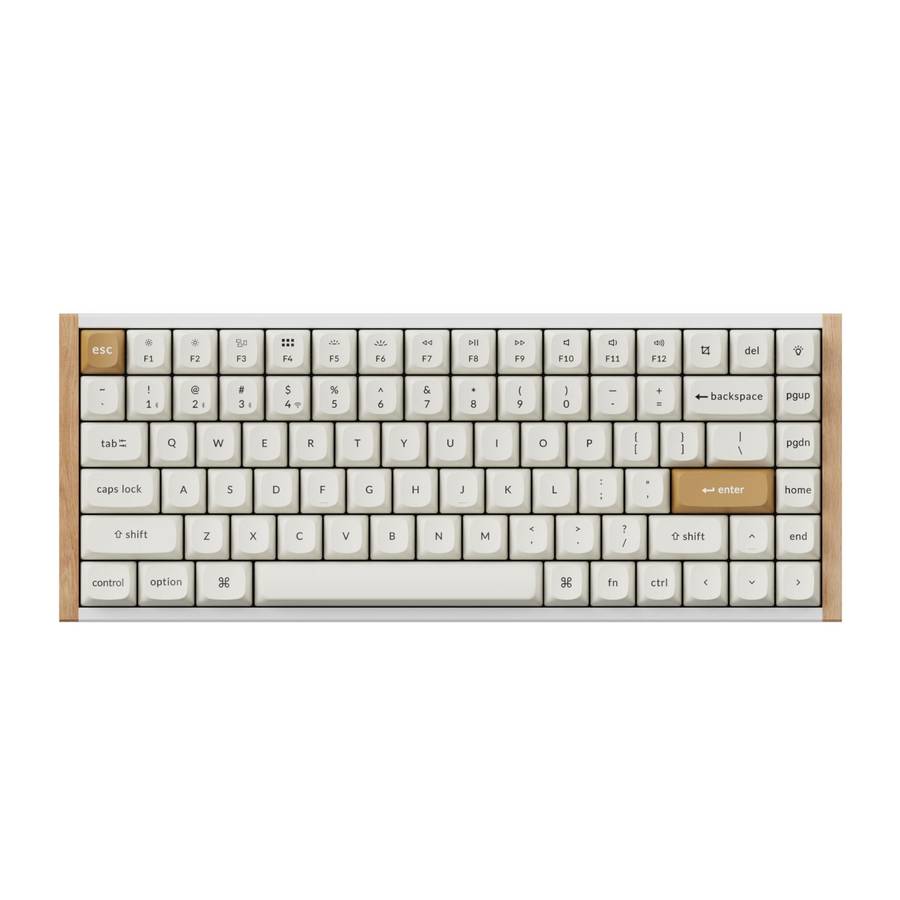 Keychron K2 HE Wireless Special Edition Magnetic Custom Keyboard | NEBULA Switch  White