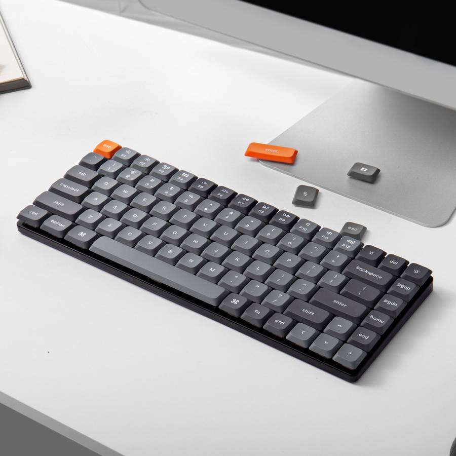 Keychron K3 Max QMK/VIA Wireless 75% Custom Mechanical Keyboard | RED Switches