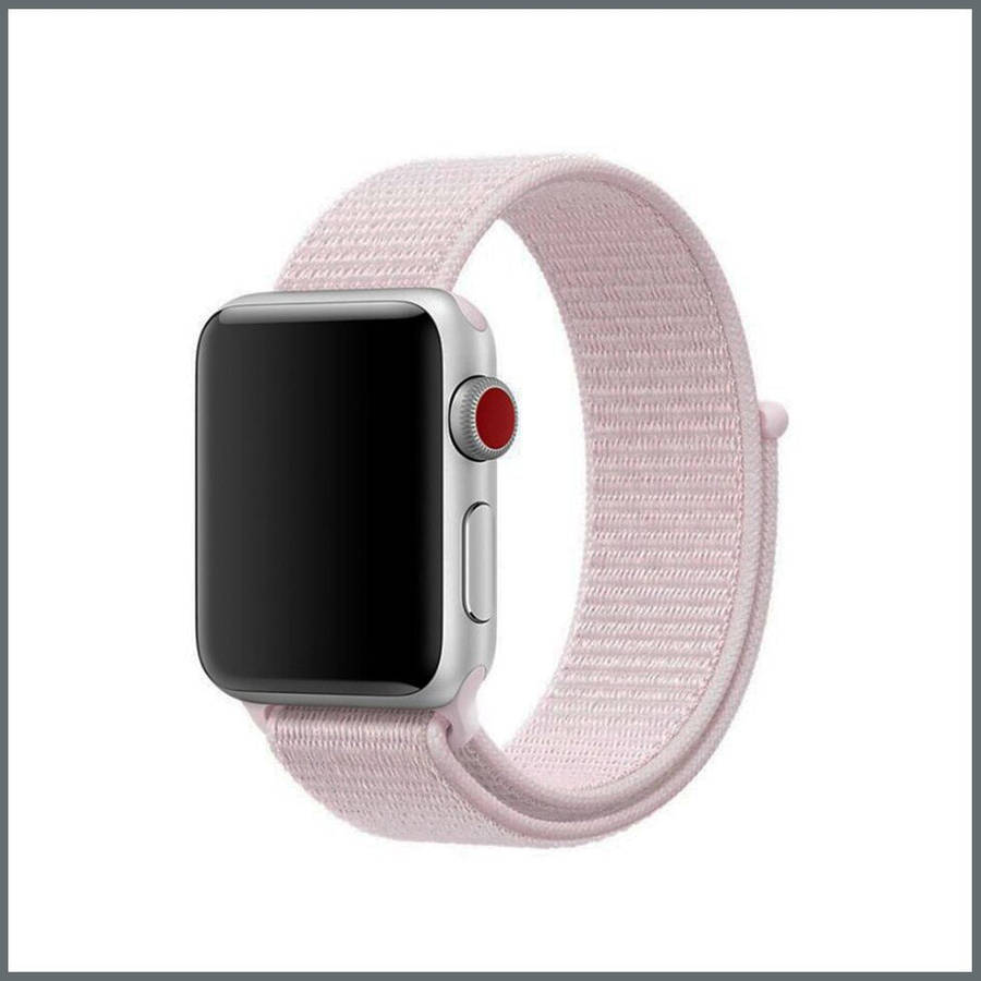 Nylon Loop Apple Watch Strap - Pearl Pink - 38/40/41