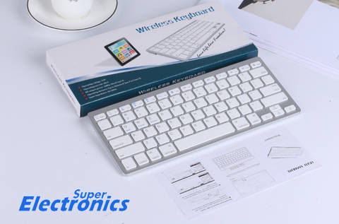 Bluetooth Keyboard Ultra Slim for iOS Android Windows Mac OS PC Tablet Smartphone