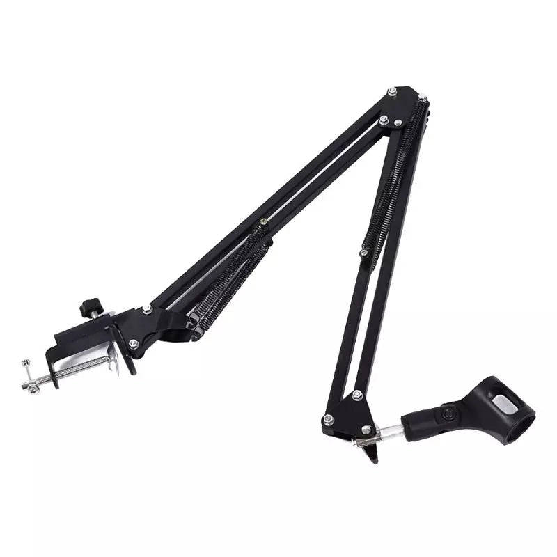 Extendable Recording Microphone Holder Suspension Boom Scissor Arm Stand Holder with Microphone C...