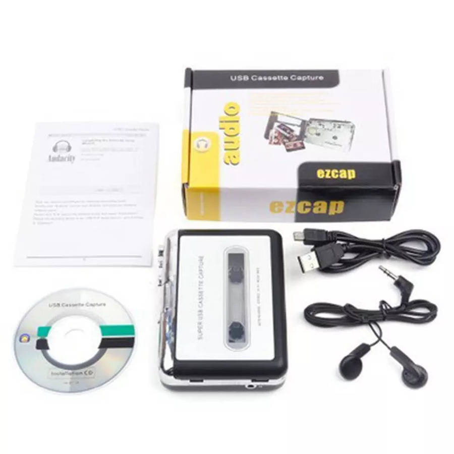 Portable Usb Cassette Drive Tape to Mp3 Converter Nostalgic Retro