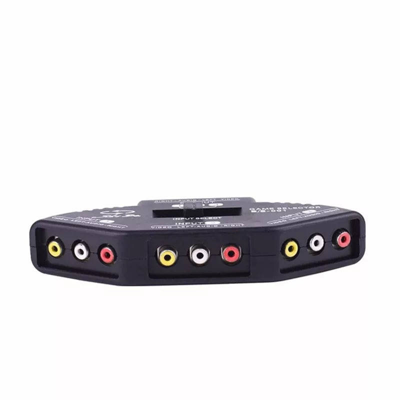 Audio Video AV RCA Switch Splitter Selector 3 in 1 out RCA Switcher
