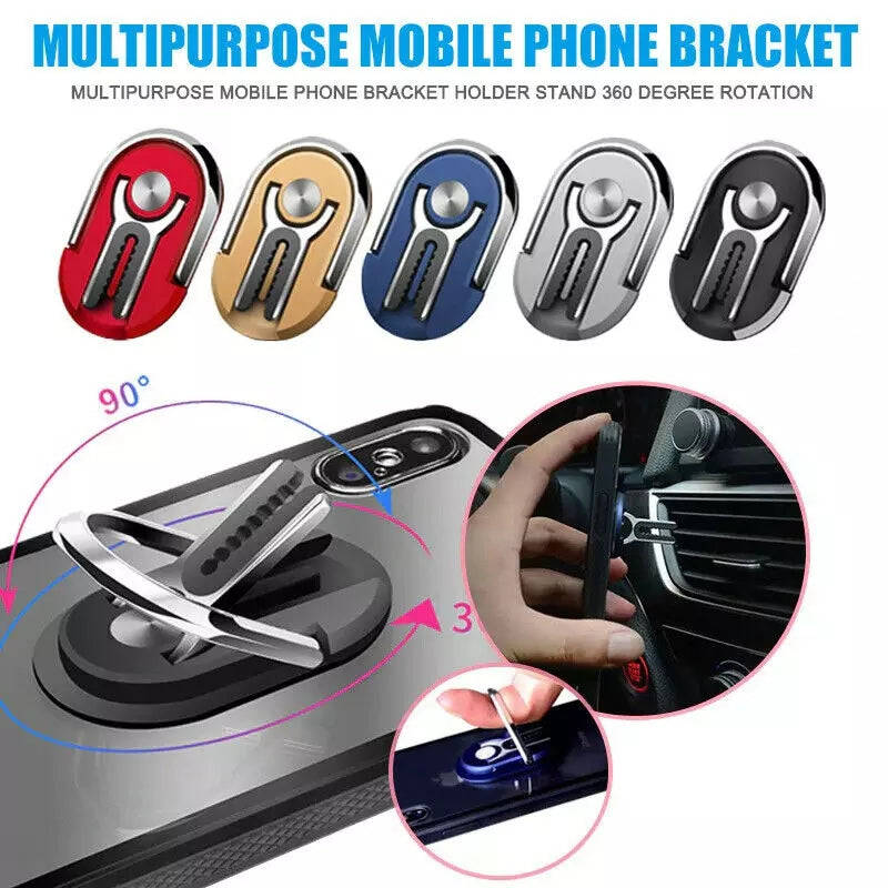 360 Degree Mobile Phone Holder Car Air Vent Grip Mount Stand