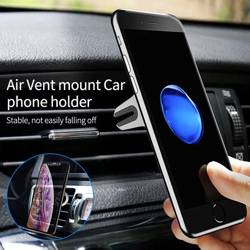 360 Degree Mobile Phone Holder Car Air Vent Grip Mount Stand