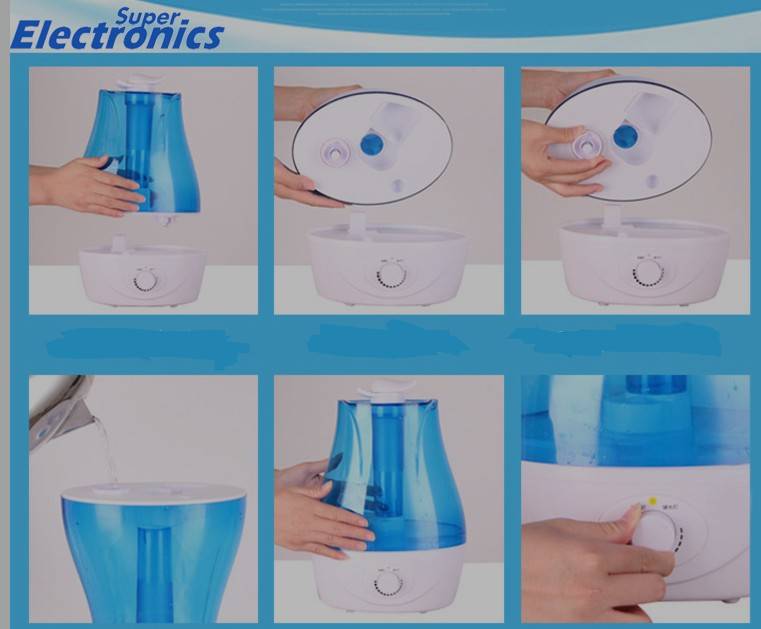 Ultrasonic Humidifier Essential Oil Diffuser
