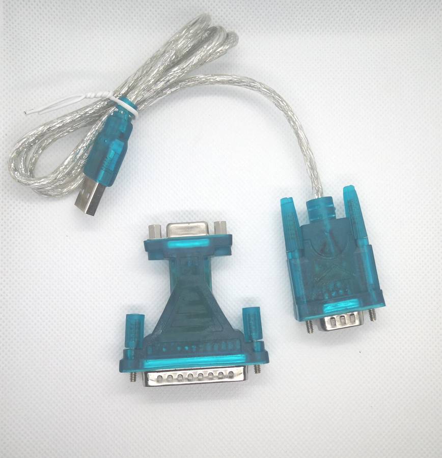 USB 2.0 to 9/25 Pin Adapter Computer Accessories Cable Serial RS232 Cable DB9/DB25