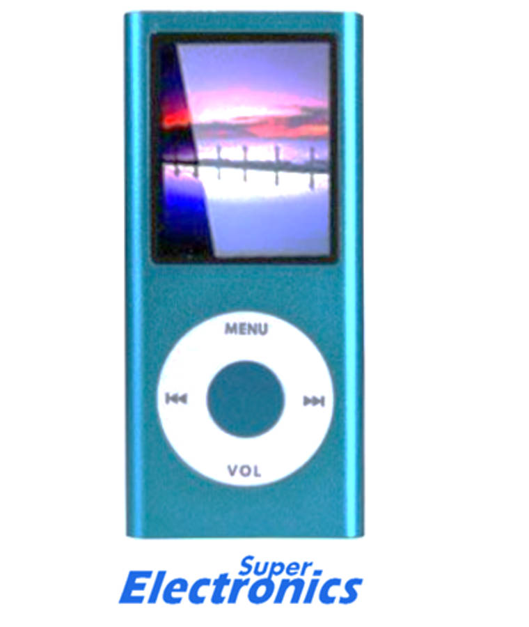 MP4 Player with Micro SD Card Slot - Digital |FM Radio - BLUE
