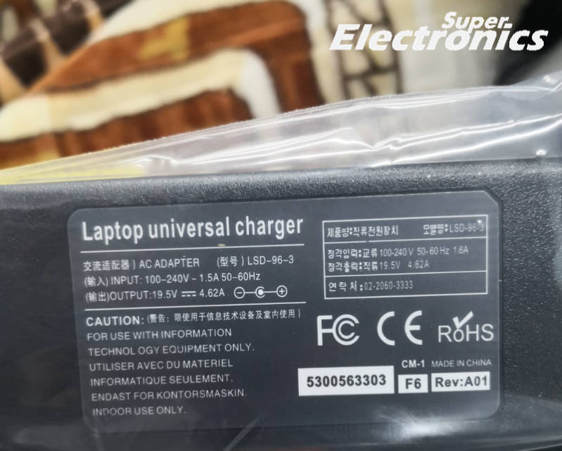 HP Laptop Charger DC SIZE : 4.5*3.0