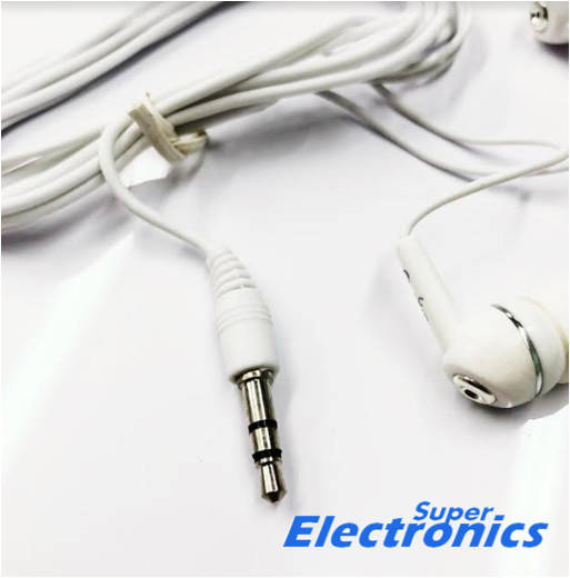 MP3 Earphones - white