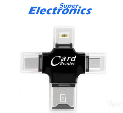 iDragon USB-C, Micro USB & Lightning OTG Card Reader