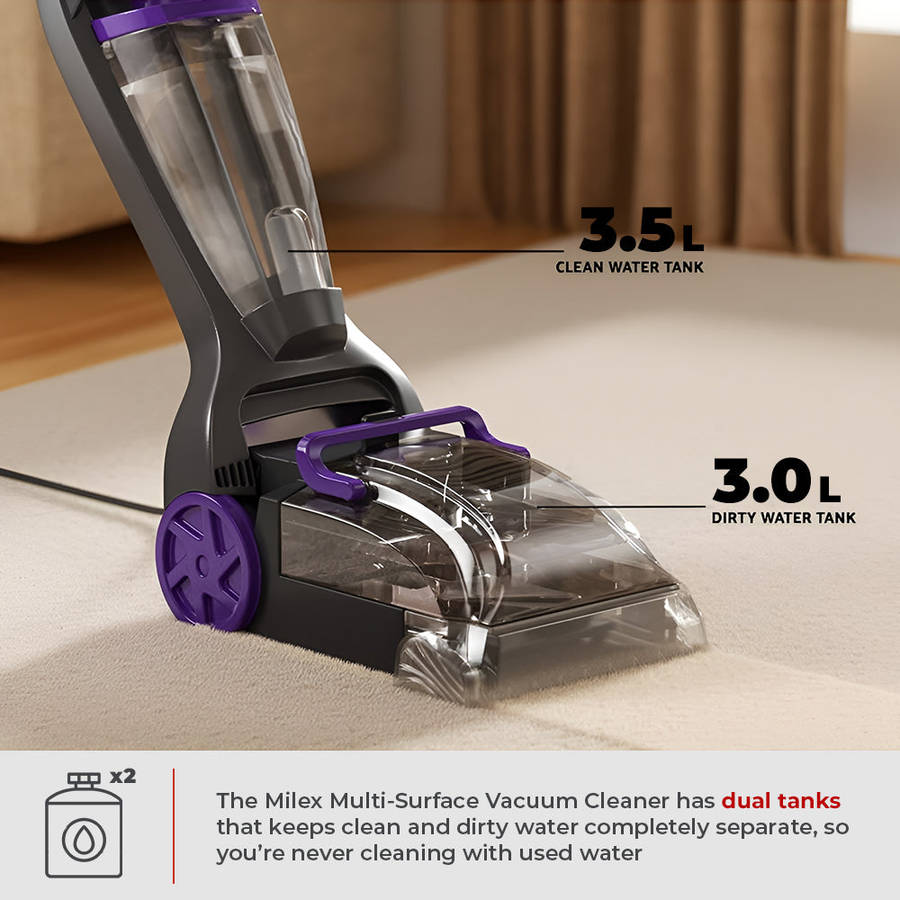 Milex Pro-Pet Shampooer Carpet Cleaner  800W Carpet & Upholstery Cleaner