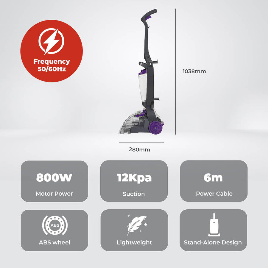 Milex Pro-Pet Shampooer Carpet Cleaner  800W Carpet & Upholstery Cleaner