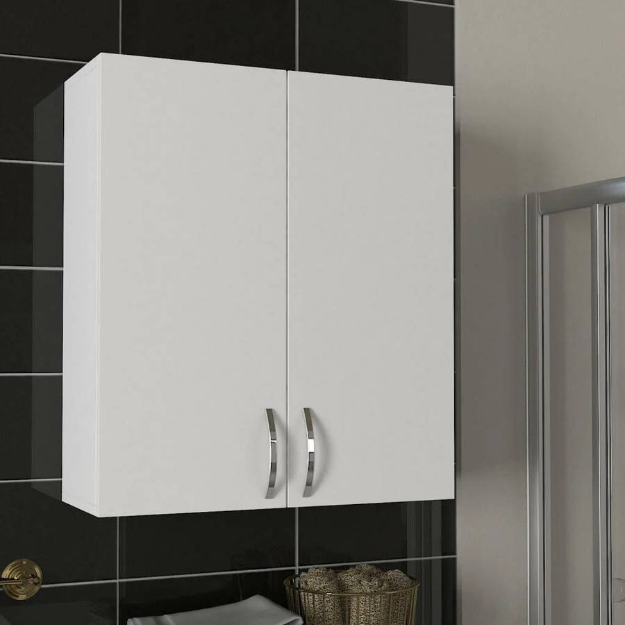 Armoire Benito Laundry Cabinet White
