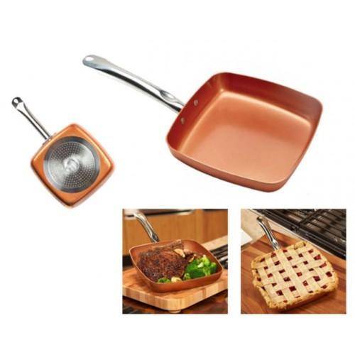 Copper Chef - 24cm Square Pan With Lid