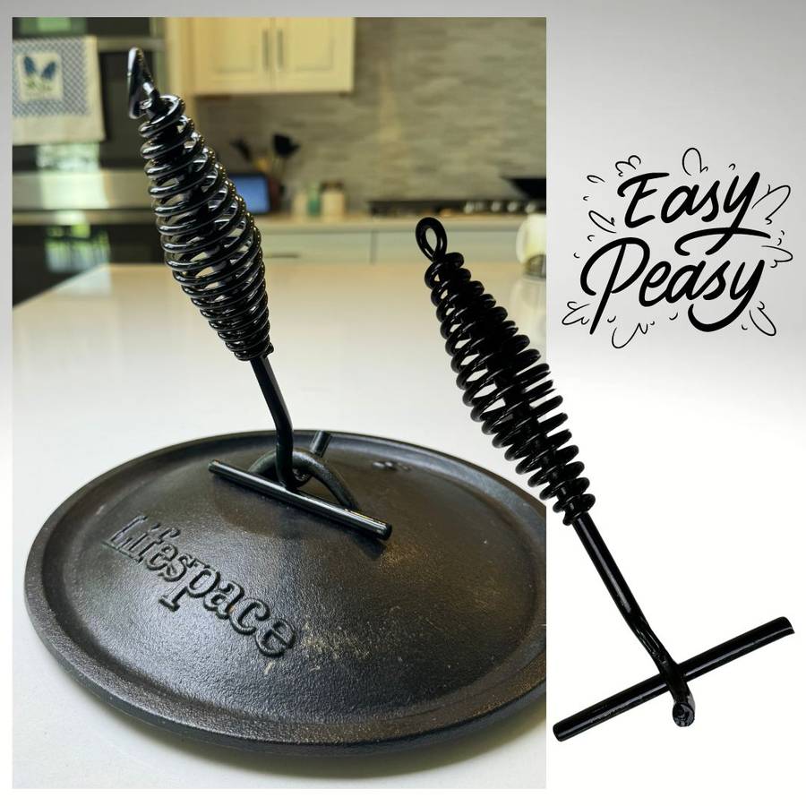 Lifespace Dutch Oven / Potjie Pot Lid Lifter 43cm