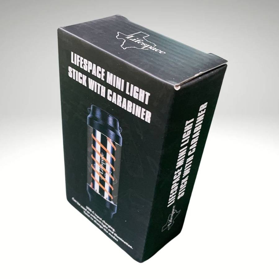 Lifespace Rechargeable Premium Mini IPX6 Light Stick with Carabiner (Set of 2)