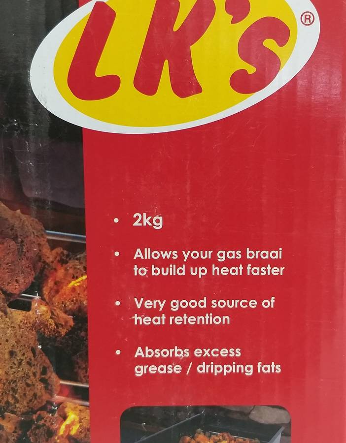 LK's Lava Rocks for Gas Braais
