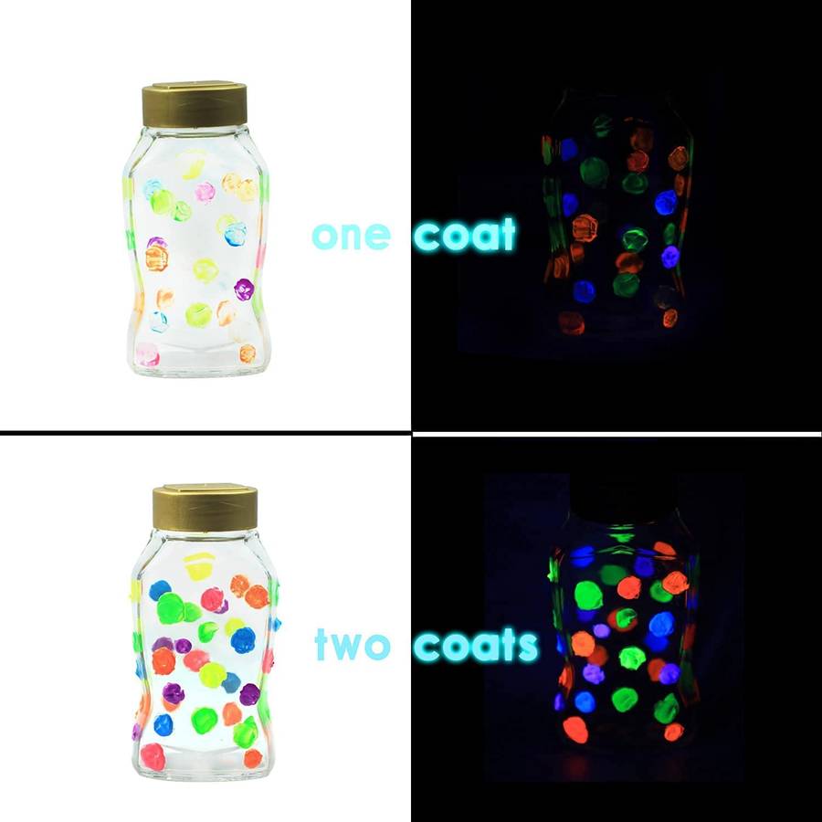 Artecho Neon Paint - Set of 6 Colours, 60ml Acrylic Paint