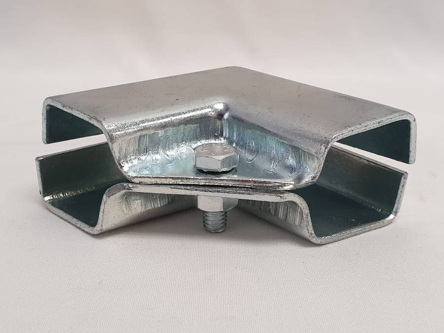 Insta-Connect No Weld DIY Connectors - 90 Degree Joint 2 Way - Mild Steel