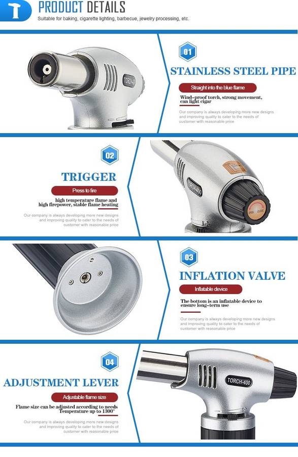 Lifespace Braai Kitchen Creme Brulee Blow Torch Burner