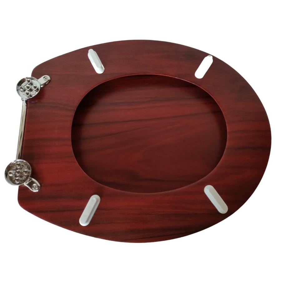 Lifespace Leading Design Premium Wood Toilet Seat - Mahogany