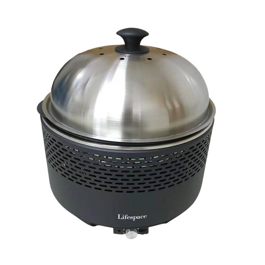 Lifespace Portable Charcoal Braai with FREE Dome Lid & Carry Bag