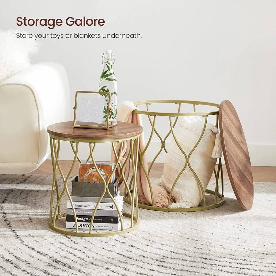 Lifespace Unique Round Nesting Tables - Set of 2