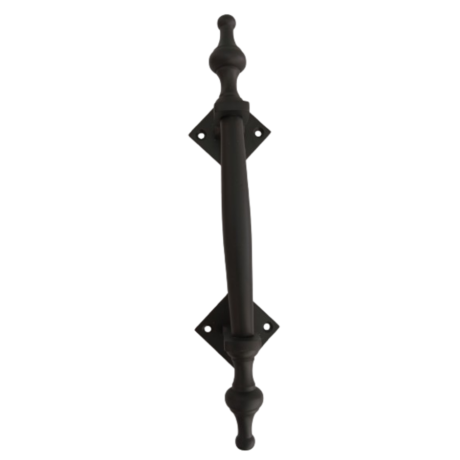 Solid brass Victorian pull handle - 220mm