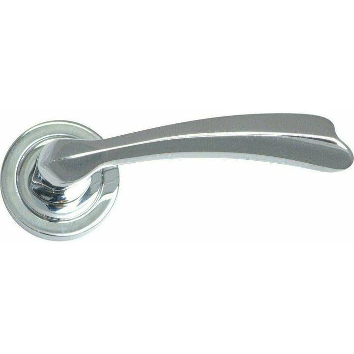 Italian designer lever handle on rose