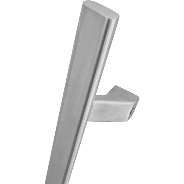 Oval offset stainless steel pull handle