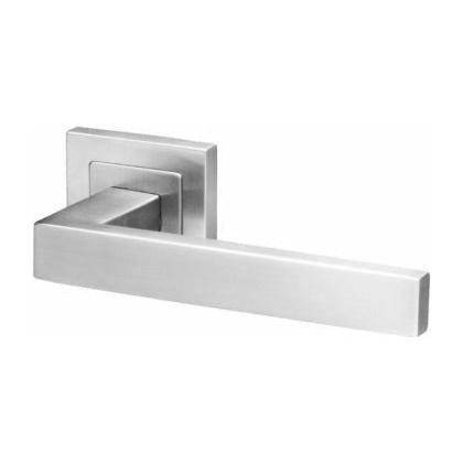 Square Stainless Steel Handle on Rose