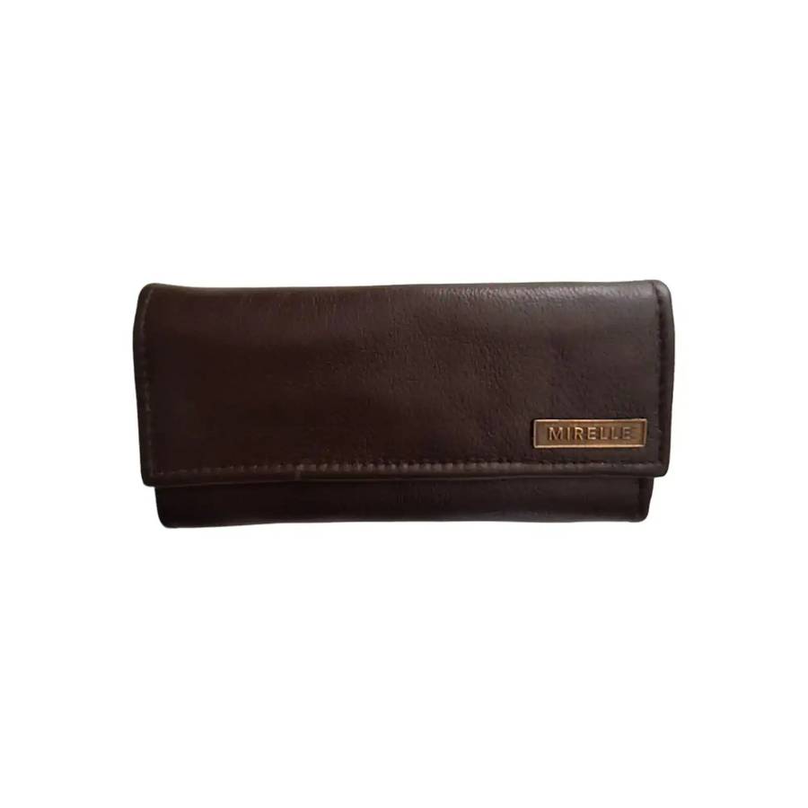 Genuine Leather Classic Ladies Purse - White | MIRELLE