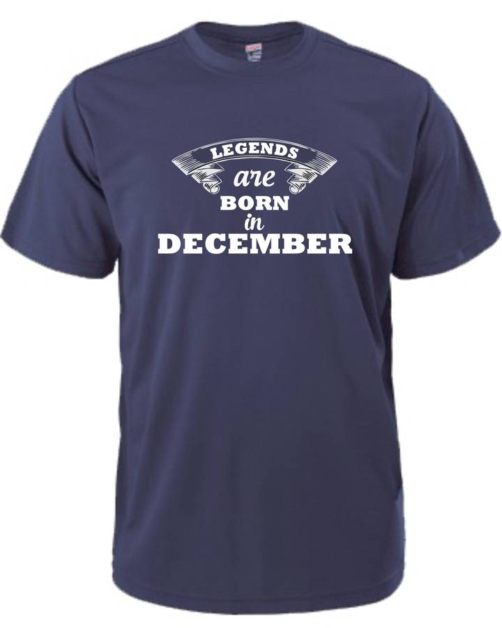 Legends are Born In *Month* t -shirt  January - December