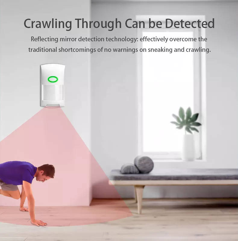 Smart Life Tuya WIFI Wall Mounted Wireless PIR Motion Sensor Detector | 3V