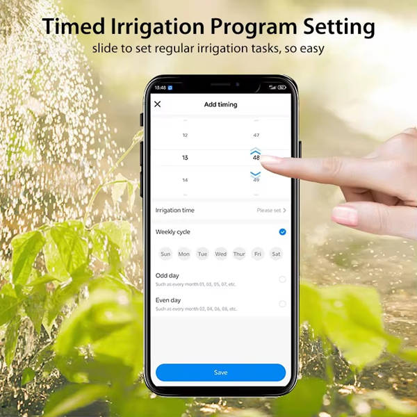 Smart Life Tuya WIFI Irrigation Valve Sprinkler Timer Controller Switch | Battery Operated