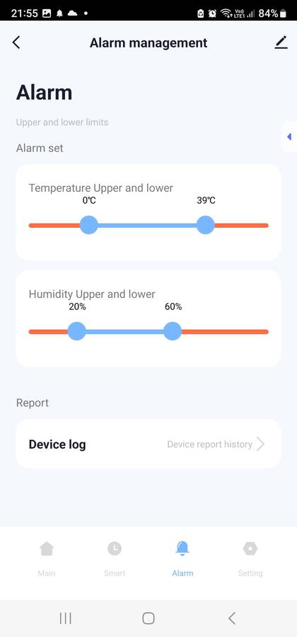 Smart Life Tuya Bluetooth Temperature & Humidity Sensor | 3V