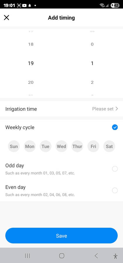 Smart Life Tuya Zigbee Irrigation Valve Sprinkler Timer Controller Switch | Battery Operated (Copy)