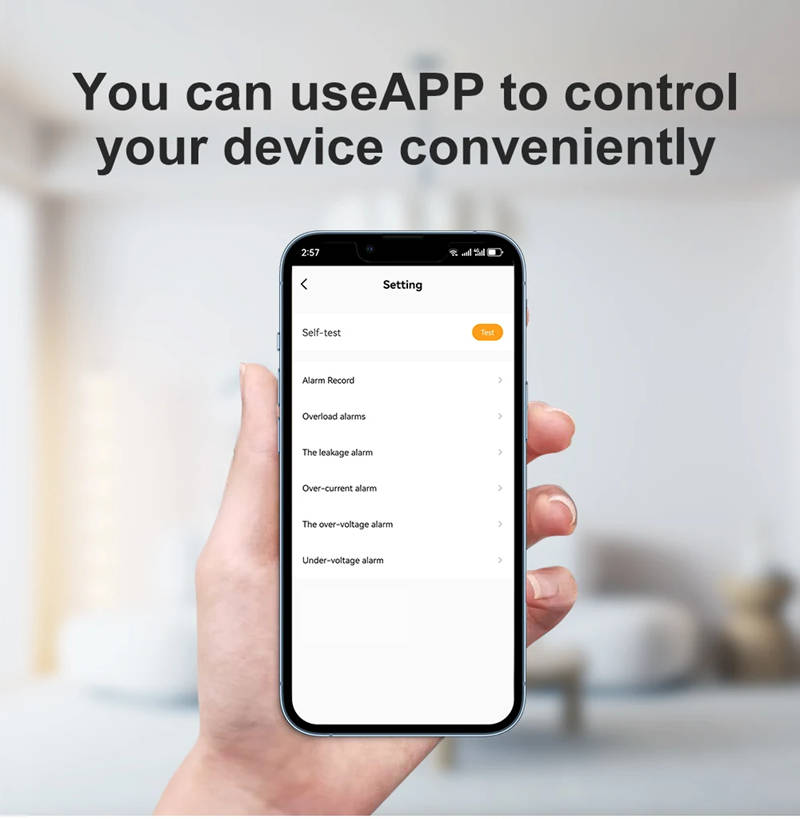 Smart Life Tuya WIFI 1P w/ Neutral & Leakage | 240V 63A 13800W 13.8KW w/ Power Monitor
