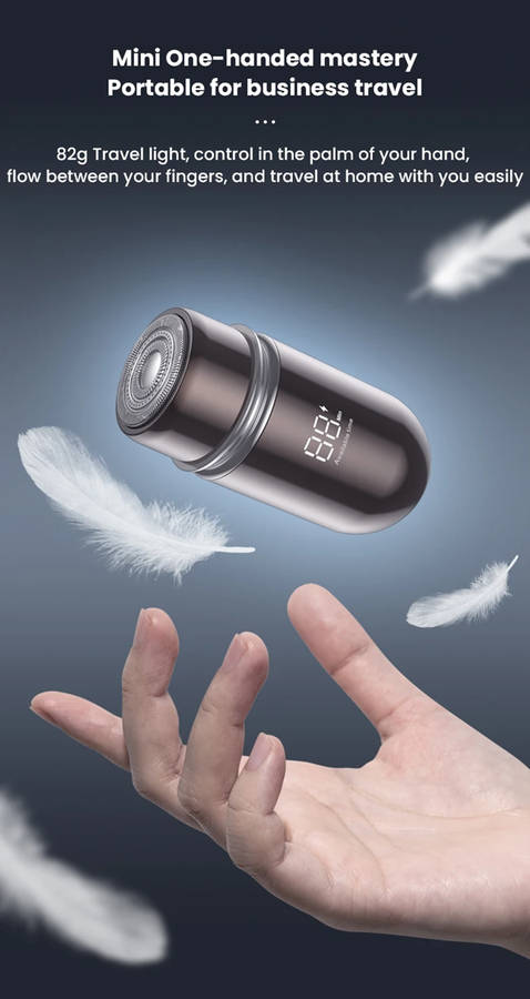 Portable Waterproof Electric Shaver Mini Razor for Wet & Dry Use | 5V Rechargeable