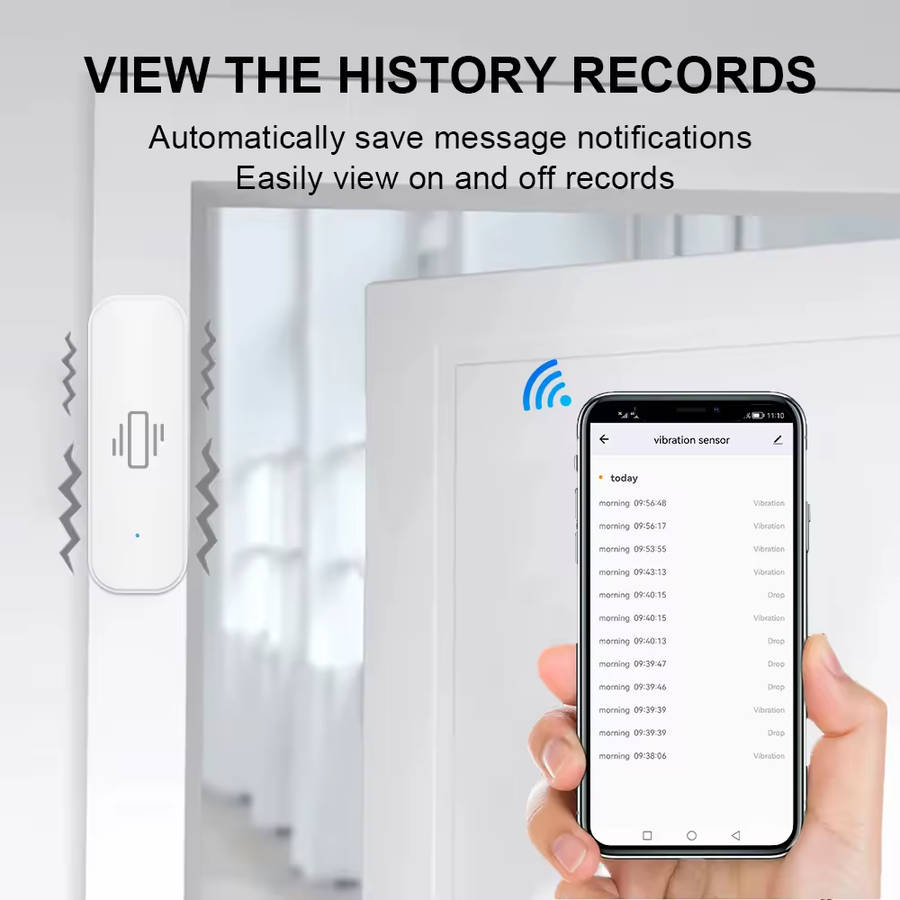 Smart Life Tuya Zigbee Vibration Sensor Detector | 3V