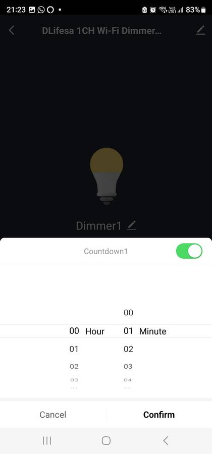 Smart Life Tuya WIFI 1CH 150W LED Light Dimmer Mini Switch