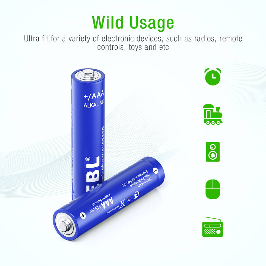 EBL AAA Alkaline Battery | 1.5V | 1150mAh | 4 Pack
